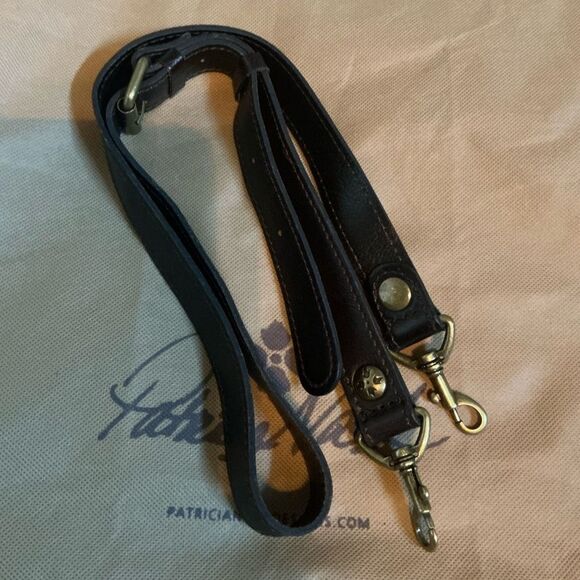 PATRICIA NASH MARTINA DISTRESSED BUCKET BAG! DARK BROWN, EUC! - Picture 8 of 13